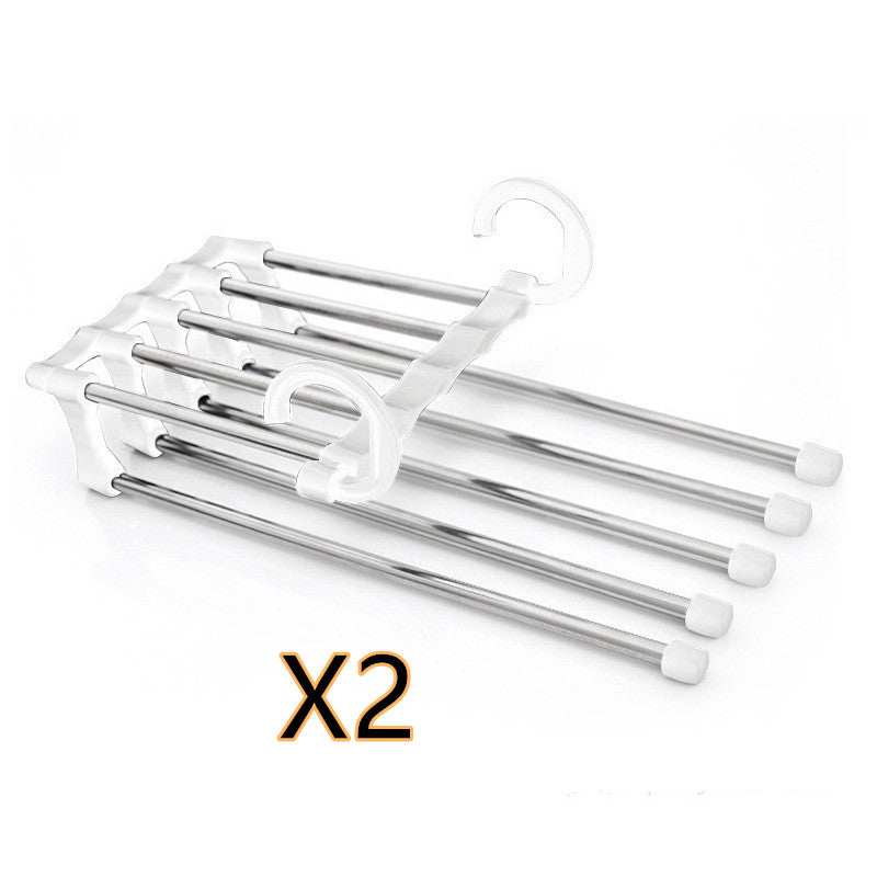 5-in-1 Stainless Steel Clothes Rack