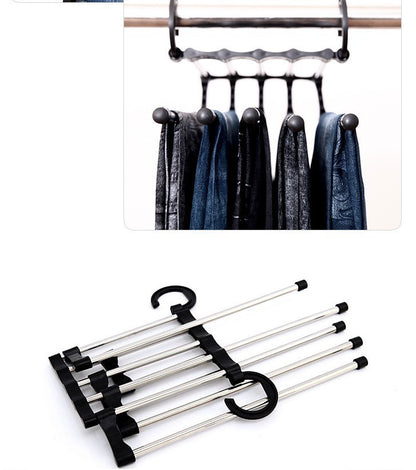 5-in-1 Stainless Steel Clothes Rack