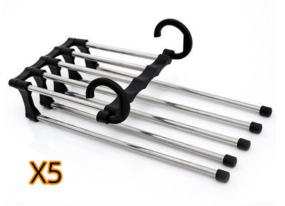 5-in-1 Stainless Steel Clothes Rack