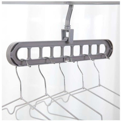 9-hole Space-Saving Clothes Hanger