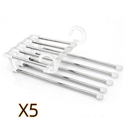 5-in-1 Stainless Steel Clothes Rack