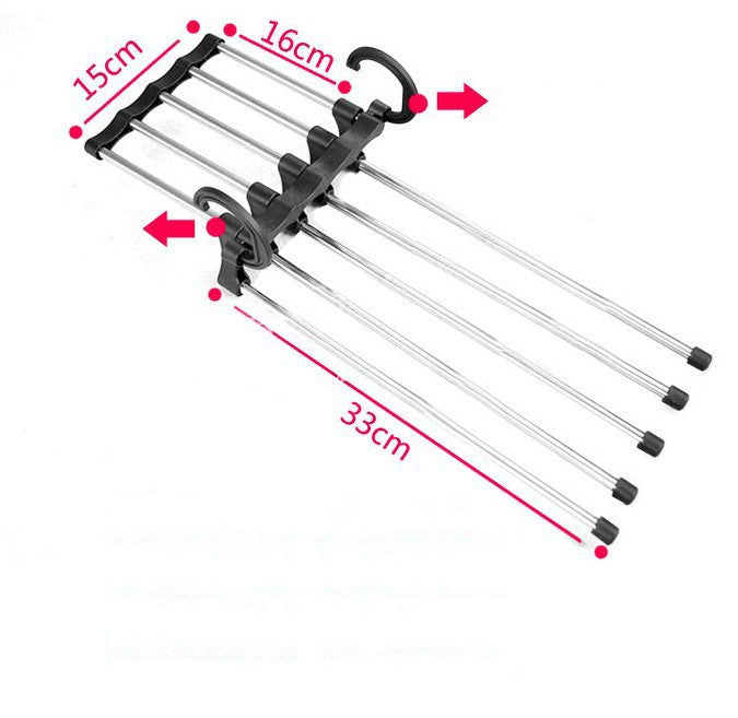 5-in-1 Stainless Steel Clothes Rack