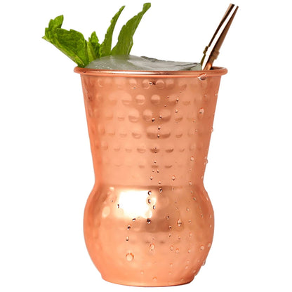 Hammered Copper-plated Stainless Steel Moscow Mule Mugs