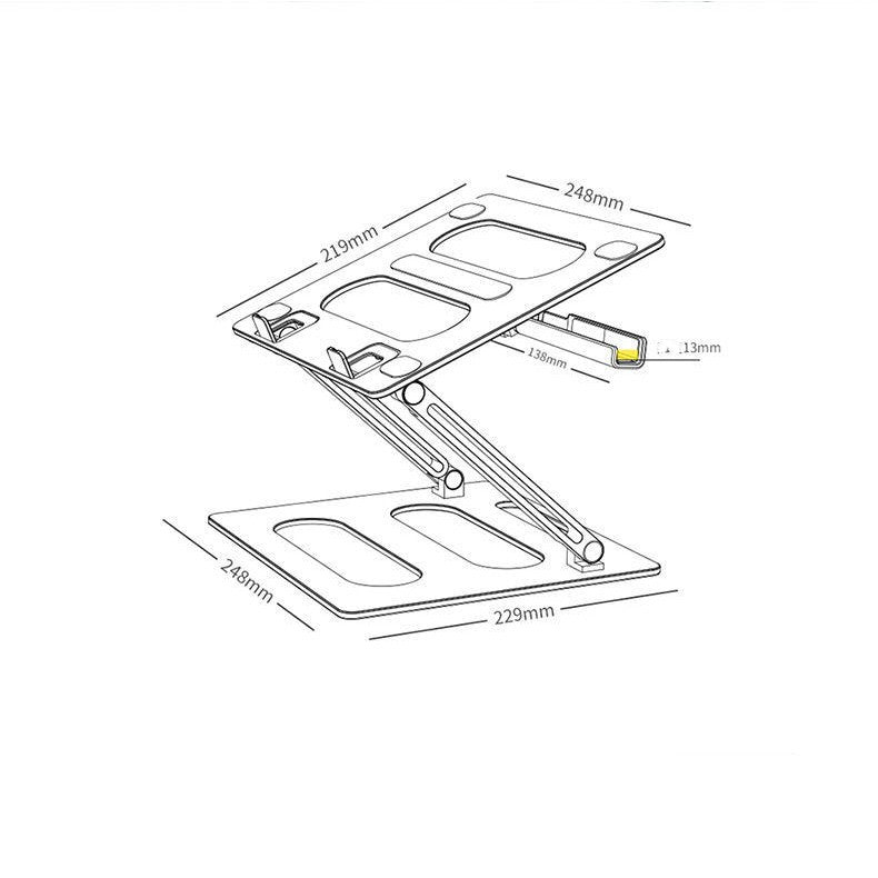 Aluminium Adjustable Laptop Stand